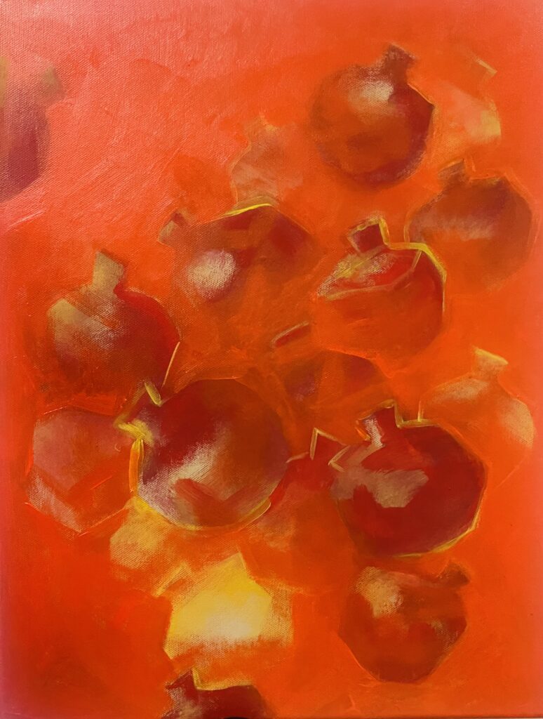 Sunset of pomegranates